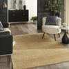 Nourison Plush Cloud PLC01 Camel Area Rug by Home Room Image Feature