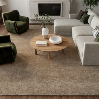 Nourison Plush Cloud PLC01 Taupe Area Rug by Home Room Image Feature