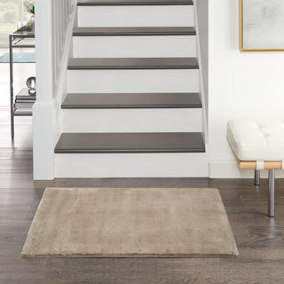 Nourison Plush Cloud PLC01 Taupe Area Rug by Home Room Image Feature