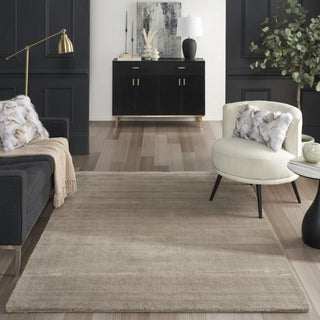 Nourison Plush Cloud PLC01 Taupe Area Rug by Home Room Image Feature