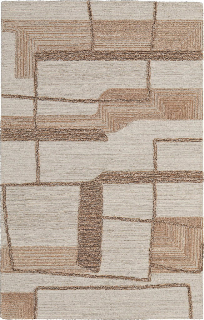 Feizy Pollock 8954F Ivory/Brown/Tan Area Rug