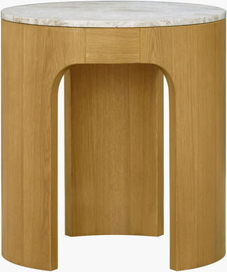 Surya Planar PLNR-001 White / Clear Furniture Angle