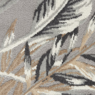 Nourison Pompeii PMP01 Grey Area Rug Swatch Image