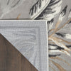 Nourison Pompeii PMP01 Grey Area Rug Corner Image