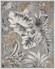 Nourison Pompeii PMP01 Grey Area Rug Main Image