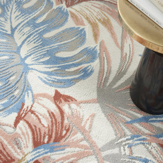 Nourison Pompeii PMP01 Multicolor Area Rug Corner Image