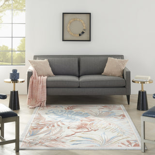 Nourison Pompeii PMP01 Multicolor Area Rug Room Image Feature