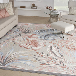 Nourison Pompeii PMP01 Multicolor Area Rug Corner Image