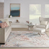 Nourison Pompeii PMP01 Multicolor Area Rug Room Image Feature
