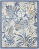 Nourison Pompeii PMP02 Ivory Blue Area Rug Main Image