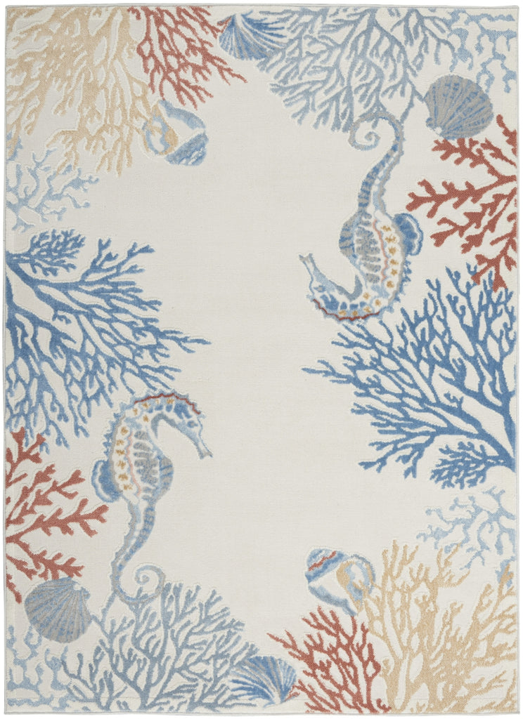 Nourison Pompeii PMP03 Ivory/Multi Area Rug main image