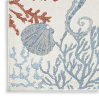 Nourison Pompeii PMP03 Ivory/Multi Area Rug Texture Image