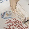 Nourison Pompeii PMP03 Ivory/Multi Area Rug Corner Image