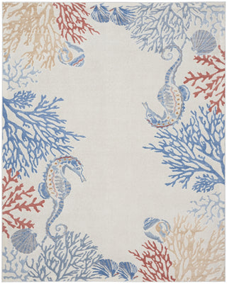 Nourison Pompeii PMP03 Ivory/Multi Area Rug Main Image