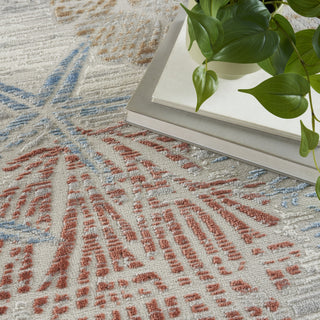 Nourison Pompeii PMP04 Multicolor Area Rug Corner Image