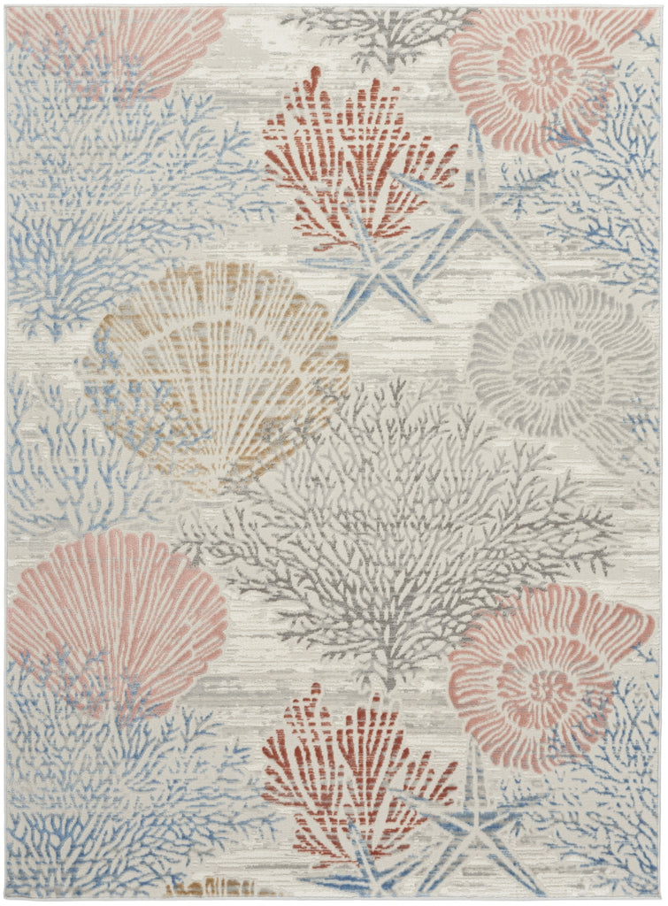 Nourison Pompeii PMP04 Multicolor Area Rug main image