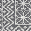 Nourison Palermo PMR02 Charcoal Silver Area Rug Swatch Image