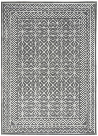 Nourison Palermo PMR02 Charcoal Silver Area Rug Main Image