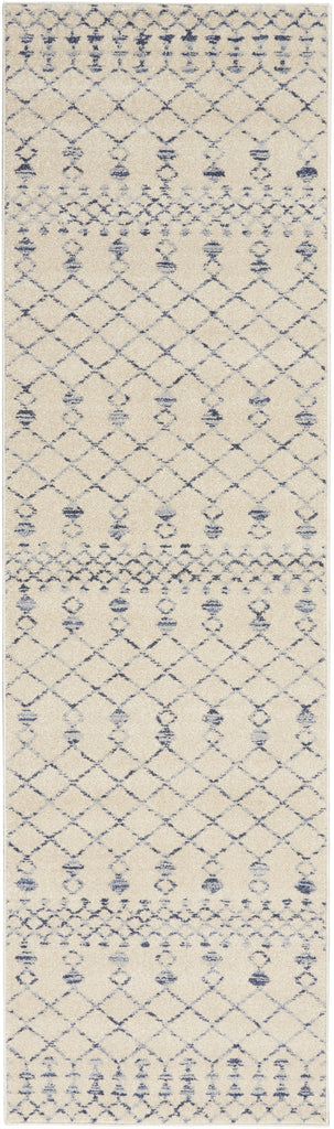 Nourison Palermo PMR03 Beige Blue Area Rug main image