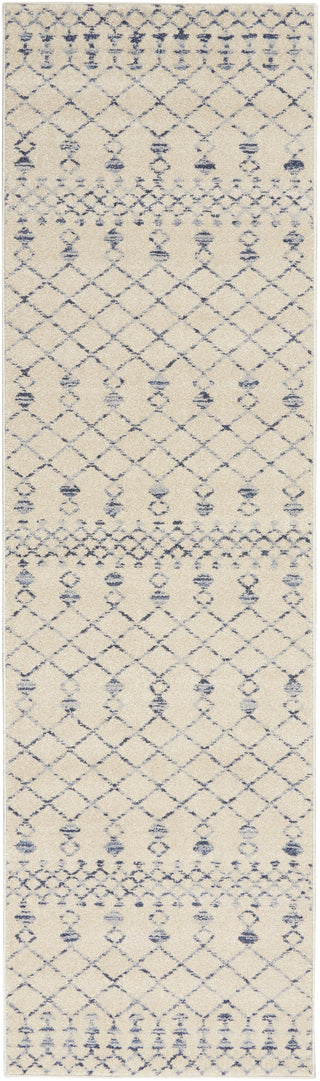Nourison Palermo PMR03 Beige Blue Area Rug main image
