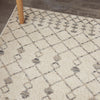 Nourison Palermo PMR03 Beige Grey Area Rug Corner Image