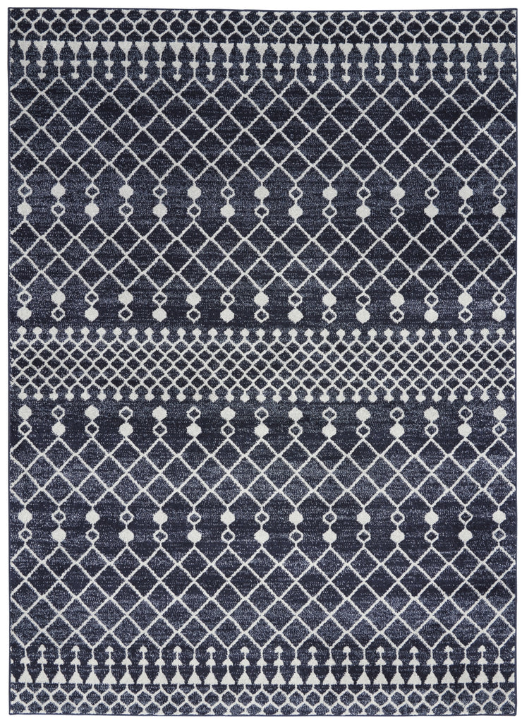 Nourison Palermo PMR03 Navy/Grey Area Rug main image