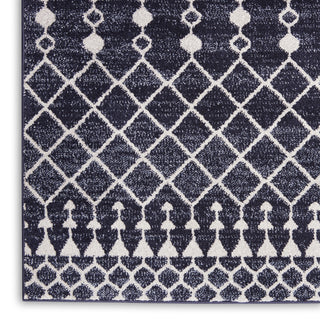 Nourison Palermo PMR03 Navy/Grey Area Rug Texture Image