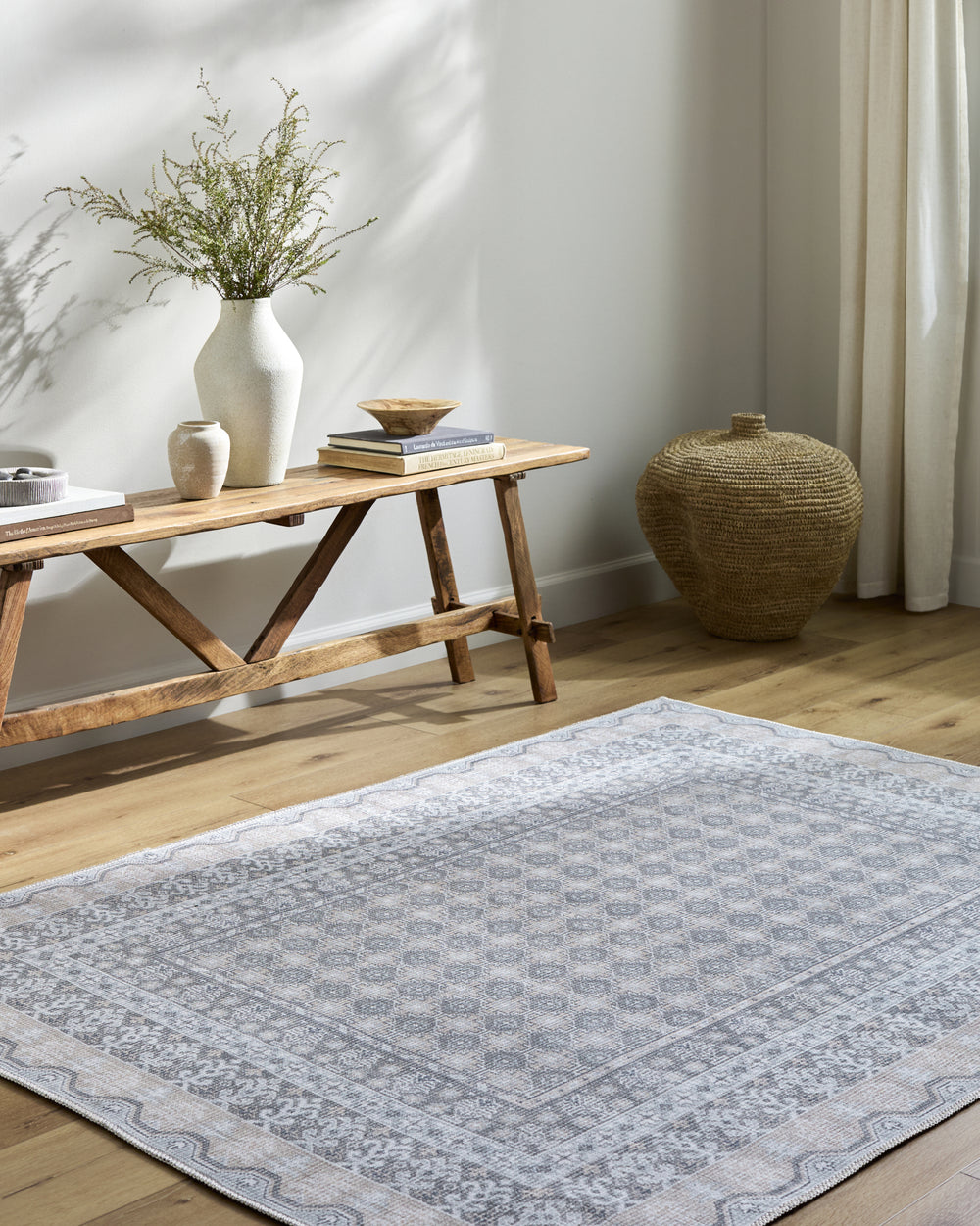 Our Pnw Home X Livabliss Rainier PNWRN-2313 Machine Washable Area Rug Room Scene Feature