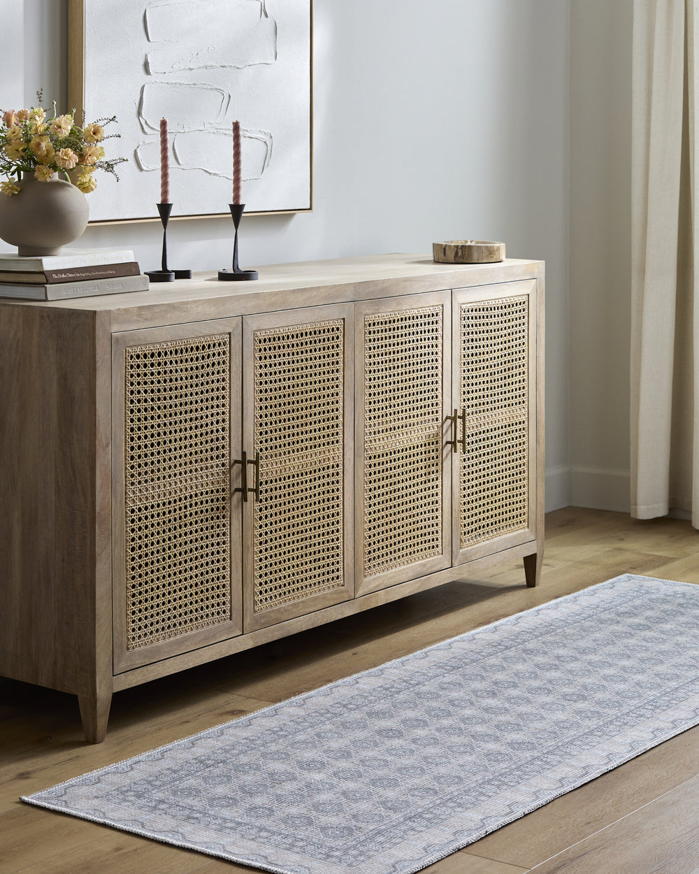 Our Pnw Home X Livabliss Rainier PNWRN-2313 Machine Washable Area Rug Room Scene Feature