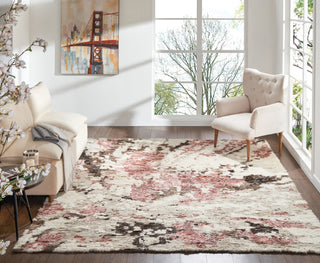 K2 Polaris PO-021 Brown/Blush Area Rug Lifestyle Image Feature