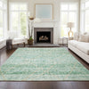 Dalyn Portico PO1 Aloe Machine Washable Area Rug Lifestyle Image Feature