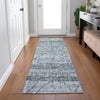 Dalyn Portico PO1 Blue Machine Washable Area Rug Runner Lifestyle Image Feature