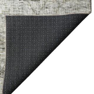Dalyn Portico PO1 Pewter Machine Washable Area Rug Backing Image