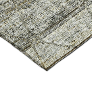Dalyn Portico PO1 Pewter Machine Washable Area Rug Corner Image