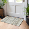 Dalyn Portico PO1 Pewter Machine Washable Area Rug Scatter Lifestyle Image Feature