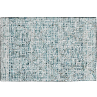 Dalyn Portico PO1 Teal Machine Washable Area Rug Scatter Main Image
