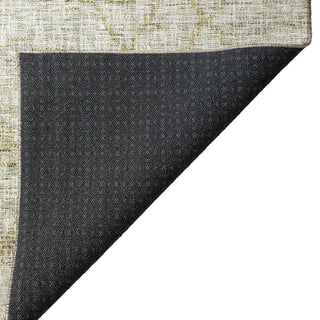 Dalyn Portico PO1 Wheat Machine Washable Area Rug Backing Image