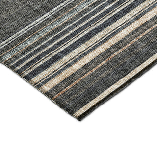 Dalyn Portico PO2 Chocolate Machine Washable Area Rug Corner Image