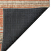 Dalyn Portico PO2 Coral Machine Washable Area Rug Backing Image