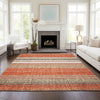 Dalyn Portico PO2 Coral Machine Washable Area Rug Lifestyle Image Feature