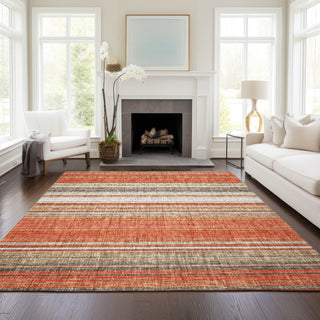 Dalyn Portico PO2 Coral Machine Washable Area Rug Lifestyle Image Feature