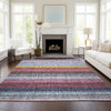 Dalyn Portico PO2 Lavender Machine Washable Area Rug Lifestyle Image Feature