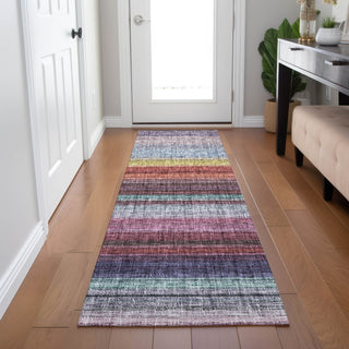 Dalyn Portico PO2 Lavender Machine Washable Area Rug Runner Lifestyle Image Feature
