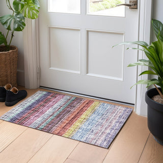 Dalyn Portico PO2 Lavender Machine Washable Area Rug Scatter Lifestyle Image Feature