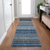 Dalyn Portico PO2 Navy Machine Washable Area Rug Runner Lifestyle Image Feature