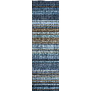 Dalyn Portico PO2 Navy Machine Washable Area Rug Runner Main Image
