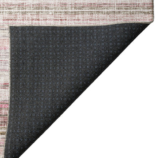 Dalyn Portico PO2 Pink Machine Washable Area Rug Backing Image
