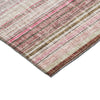 Dalyn Portico PO2 Pink Machine Washable Area Rug Corner Image