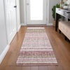 Dalyn Portico PO2 Pink Machine Washable Area Rug Runner Lifestyle Image Feature