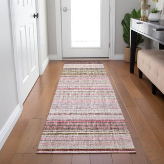 Dalyn Portico PO2 Pink Machine Washable Area Rug Runner Lifestyle Image Feature